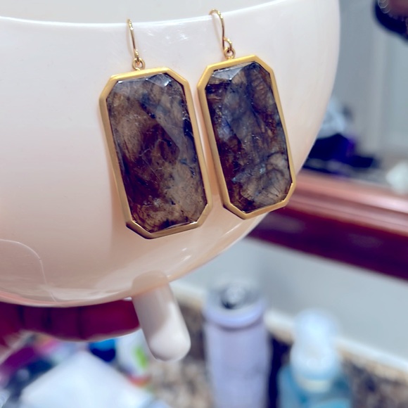 Vintage Earrings RL long mirror style !stylish & Stunning¡ - Picture 10 of 11